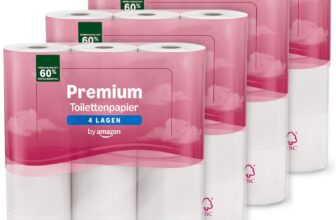 by Amazon Premium Toilettenpapier (4-lagig, 48 Rollen) für 17,90 Euro