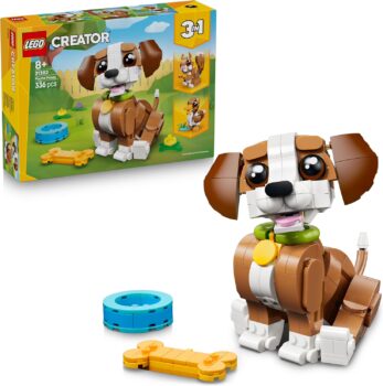 LEGO Creator 3in1 Niedliche Tiere: Verspielter Welpe (31382) für 17,99 Euro