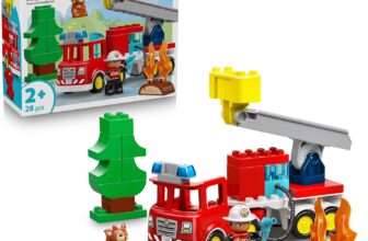 LEGO DUPLO Löschauto mit Schlauch und Feuerwehrmann (10473) für 16,99 Euro
