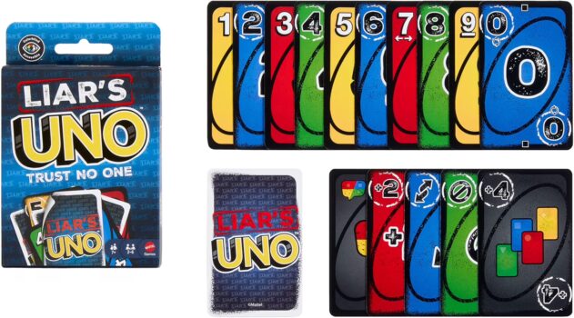 Mattel Games Liar’s UNO Kartenspiel für 6,99 Euro