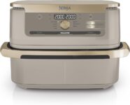 Ninja Foodi FlexDrawer Heißluftfritteuse Dual Zone Stone Gold (AF500EUSD) für 139 Euro