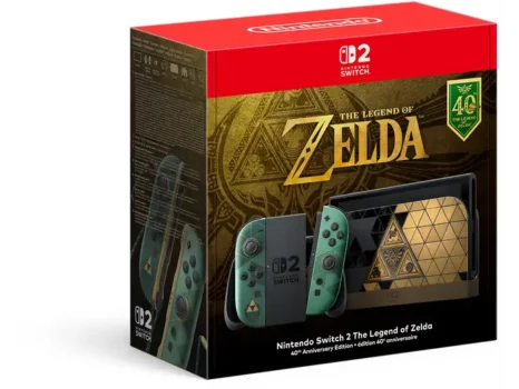 [Vorbestellbar] Nintendo Switch 2 – The Legend of Zelda Edition für 519,99 Euro