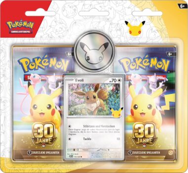 Pokémon 2er-Pack-Blister 30 Jahre für 12,99 Euro