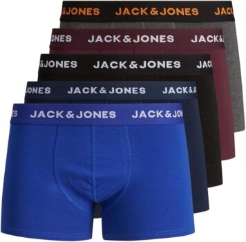 JACK & JONES Herren Boxershort JACBLACK Friday Trunks (5er-Pack) für 18,99 Euro