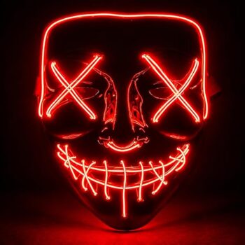 LED Halloween-Maske (3er-Pack) für 12,99 Euro