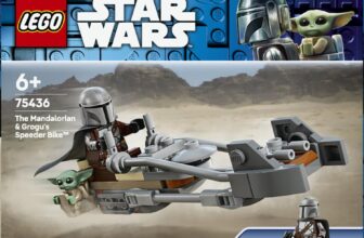 LEGO Star Wars Der Mandalorianer und Grogu auf ihrem Speeder Bike (75436) für 6,98 Euro