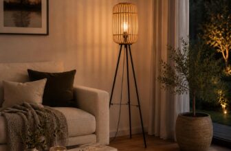 Lightbox dekorative Dreibein-Lampe für 49,99 Euro