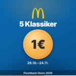 McDonald’s Flashback Deals 2026: 5 Klassiker für je 1 €