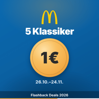 McDonald’s Flashback Deals 2026: 5 Klassiker für je 1 €