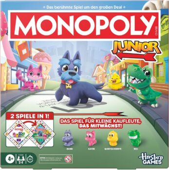 Monopoly Junior Brettspiel (2026 Edition) für 14,99 Euro