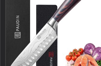 PAUDIN Santoku-Messer (17,8 cm Klinge) für 29,99 Euro
