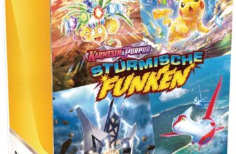 Pokémon-Sammelkartenspiel Boosterbundle Karmesin & Purpur – Stürmische Funken für 29,94 Euro