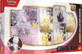 Pokémon-Sammelkartenspiel: Figuren-Kollektion 30 Jahre – Mewtu für 36,99 Euro