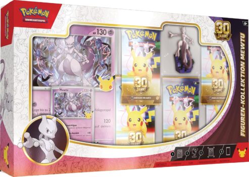 Pokémon-Sammelkartenspiel: Figuren-Kollektion 30 Jahre – Mewtu für 36,99 Euro