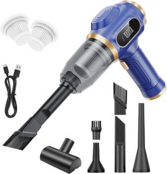 Scstartx Auto-Handstaubsauger mit LCD-Display für 14,24 Euro