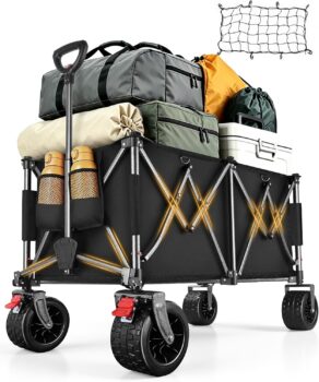 YEAUPE PRO Faltbarer Bollerwagen (260L) für 48 Euro