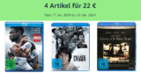 4 Blu-rays für 22€