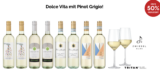 8 Flaschen Pinot Grigio mit 2 Zwiesel Wein-Gläser für 39,90 Euro