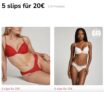 hunkemöller – 5 Slips für 20€