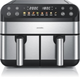 Arendo Heißluftfritteuse (9L) mit 2 Kammern für 89,91€