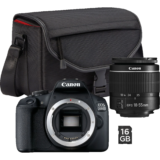 CANON EOS 2000D Spiegelreflexkamera mit 18-55mm Objektiv, Tasche & 16GB Karte für 399 Euro