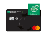 Kostenlose ConsorsFinanz Mastercard Kreditkarte mit 75€ Startguthaben