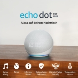 Echo Dot mit Uhr (5. Gen., 2022) für 34,99€