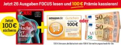26 Ausgaben FOCUS für 35,20 Euro