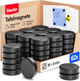 GAUDER Magnete für Magnettafel (62 Stück) für 6,40 Euro