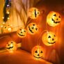Jsdoin Halloween-Lichterkette mit Kürbissen (4m) für 5,09 Euro