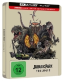 Jurassic Park – Limited Ultimate Steelbook Trilogy [4K Ultra HD] + [Blu-ray] für 42,32 Euro