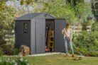 Keter Gerätehaus Darwin 6×6 (Grau) für 599,25 Euro
