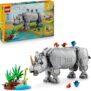 LEGO Creator 3in1-Set Wilde Tiere: Prächtiges Nashorn mit Vögeln (31171) für 45,59 Euro