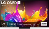 LG 75QNED86T6A 75″ (190 cm) QNED Fernseher für 1.299 Euro