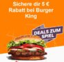 Lieferando – 5€ Rabatt bei Burger King