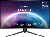 MSI G32CQ5P 31,5 Zoll (80cm) WQHD Curved Gaming Monitor für 179 Euro