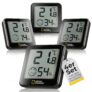 National Geographic Hygrometer & Thermometer (4er Set) für 14,49 Euro