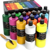 Nicpro Acrylfarben-Set mit (14 × 500 ml) für 53,71 Euro