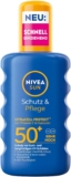 NIVEA SUN Schutz & Pflege Sonnenspray LSF 50+ (200ml) für 7,60 Euro