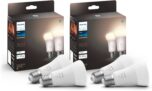 Philips Hue White E27 Lampe (4er Pack) für 28 Euro