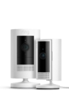 Ring Außenkamera-Akku-Bundle mit Stick Up Cam und Ring Innenkamera für 34,99 Euro