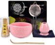 Rosa Matcha Tea Set (7-teilig) für 10,49 Euro