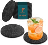 shinfly Gläser-Untersetzer (12er Set) für 3,99 Euro
