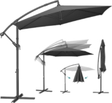 SONGMICS Ampelschirm (300 cm) für 54,88 Euro