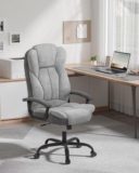 SONGMICS Bürostuhl OBG057G01 (Taubengrau-Tintenschwarz) für 92,9 Euro
