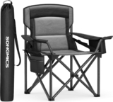 SONGMICS Campingstuhl mit Getränkehalter für 30,27 Euro