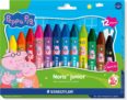 STAEDTLER Noris junior Wachsmalstifte Peppa Wutz (12er Set) für 4,49 Euro