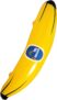 Widmann 2461B – aufblasbare Banane (100cm) für 4,62€
