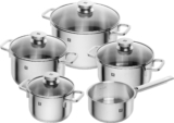 ZWILLING Focus Kochtopf-Set (5-teilig, 4 Deckel, Induktionsgeeignet) für 144,57€